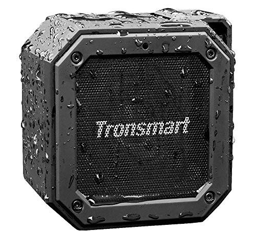 Tronsmart Groove Altavoz Exterior Bluetooth Portátiles, 24 Horas de Reproducción, Impermeable IPX7, Extra Bass, Construido en Micrófono, para Smartphones, Fiesta, Viajes, Playa