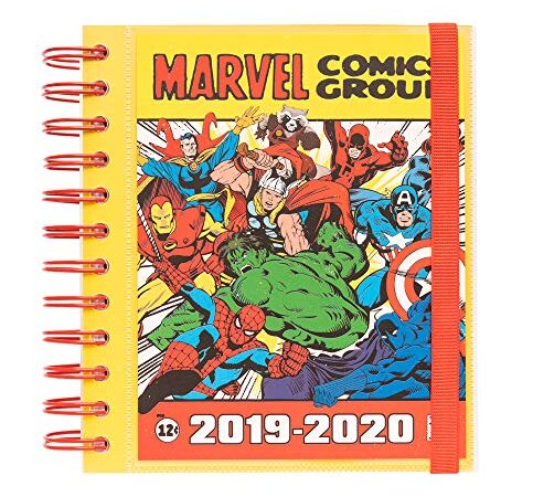 Agenda escolar 2019/2020 día página M Marvel