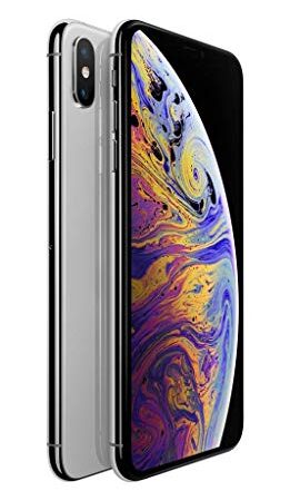 Apple iPhone XS MAX, 64GB, Plata - Desbloqueado (Renovado Premium)