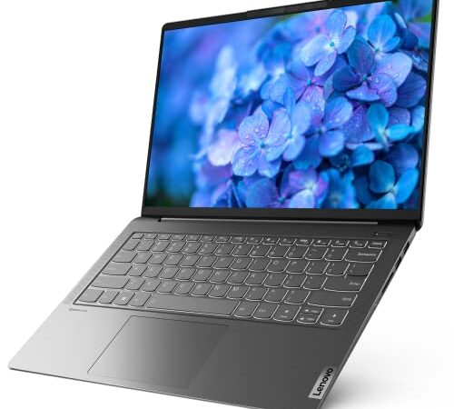 Lenovo IdeaPad 5 Pro Gen 6 - Ordenador Portátil 14" 2.2K (Intel Core i5-1135G7, 8GB RAM, 512GB SSD, Intel Iris Xe Graphics, Windows 10 Pro) Gris - Teclado QWERTY Español