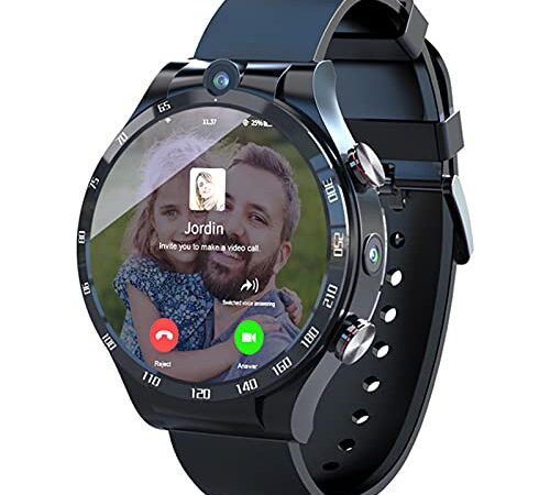 Smart Watch Phone 4GB+128GB 1.6 Inch Display 900Mah Android 10 WiFi GPS Smart Watch Men for Android iOS